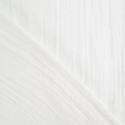 Double Gaze Bio 130CM Blanc - Maison Klem