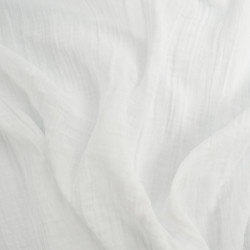 Double Gaze Bio 130CM Blanc - Maison Klem