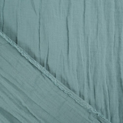 Double Gaze Bio 130CM Vert Aqua - Maison Klem