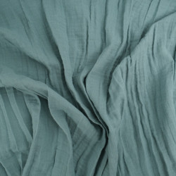 Double Gaze Bio 130CM Vert Aqua - Maison Klem