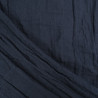 Double Gaze Bio 130CM Bleu De Minuit - Maison Klem