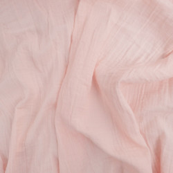 Double Gaze Bio 130CM Rose Dragée - Maison Klem