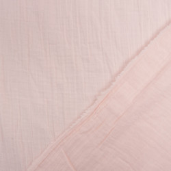Double Gaze Bio 130CM Rose Dragée - Maison Klem