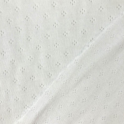 Jersey Ajouré Blanc - Maison Klem