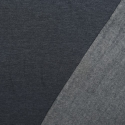 Molleton Jersey Mélange Denim - Maison Klem