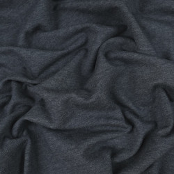 Molleton Jersey Mélange Denim - Maison Klem