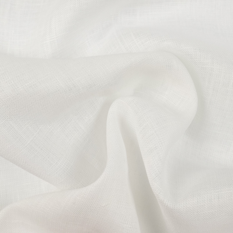 Lin Lavé Viscose Blanc - Maison Klem