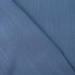Lin Lavé Viscose Bleu Jean - Maison Klem