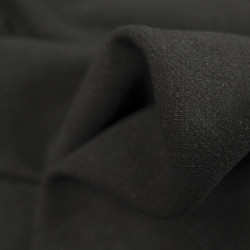 Lin Lavé Viscose Noir - Maison Klem