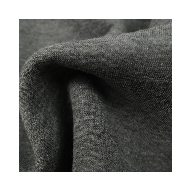 Sweat Epais Molleton Léo Gris Chiné - Maison Klem