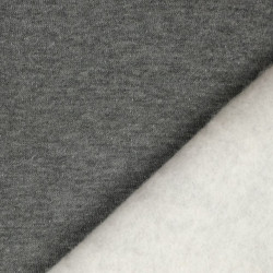 Sweat Epais Molleton Léo Gris Chiné - Maison Klem