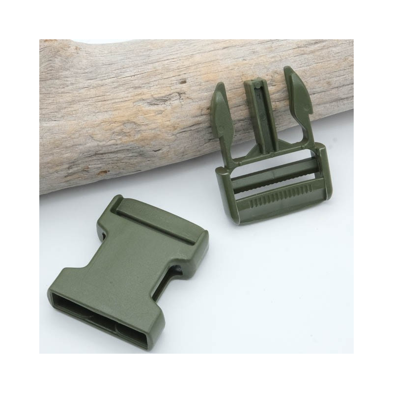 Boucle Clip Kaki 30mm - Maison Klem