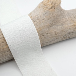 40MM White Lurex Elastic