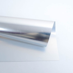 Feuille Flex Métallique 29*30 Argent - Maison Klem