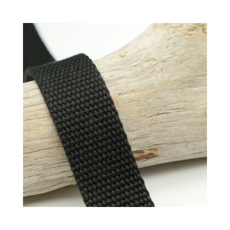 Sangle Coton 30MM Noir - Maison Klem