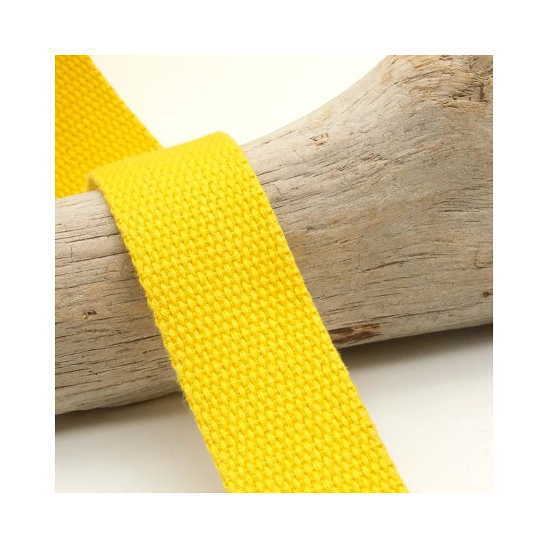Sangle Coton 30MM Jaune - Maison Klem