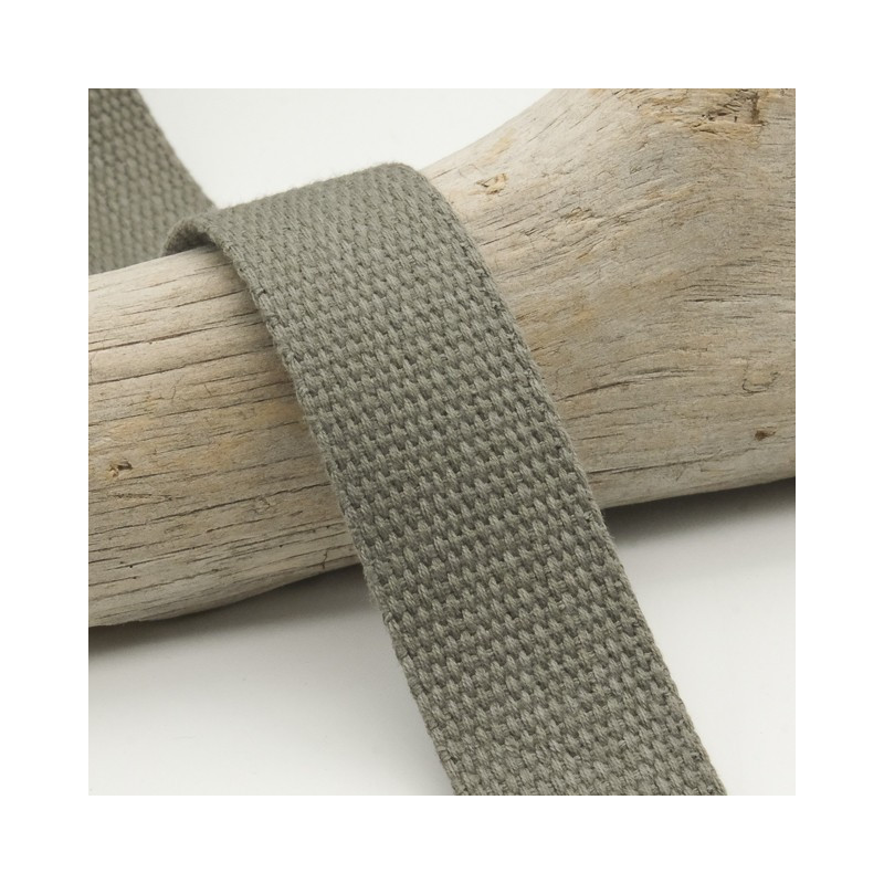 Sangle Coton 30MM Gris Foncé - Maison Klem