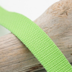 Sangle Coton 30MM Vert Fluo - Maison Klem