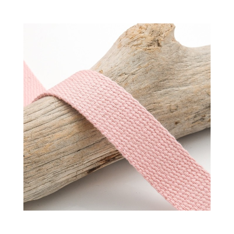 Sangle Coton 30MM Rose - Maison Klem