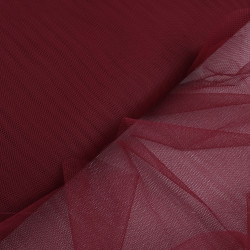 Tulle 150 Rigide Rouge Grenat - Maison Klem