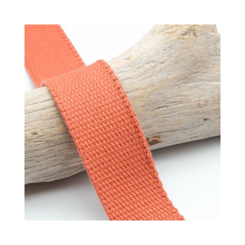 Sangle Coton 30MM Terracotta - Maison Klem