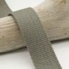 Sangle Coton 25MM Gris Foncé - Maison Klem