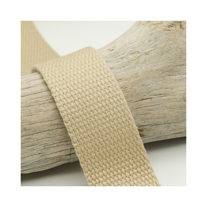 Sangle Coton 40MM Beige - Maison Klem
