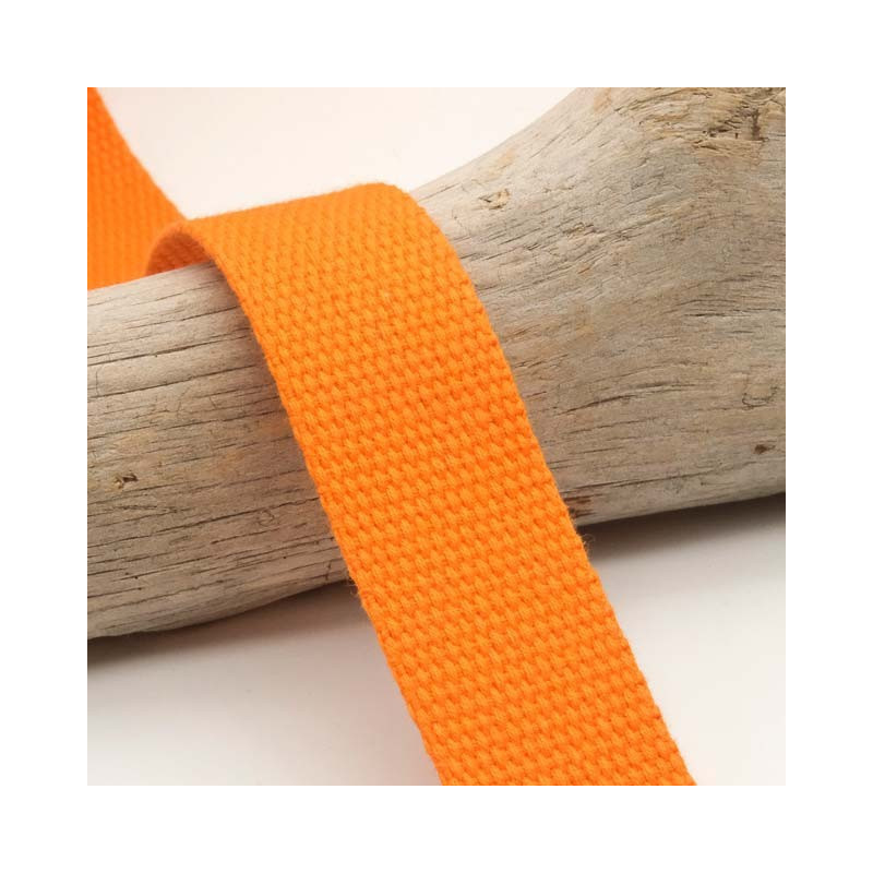 Sangle Coton 40MM Orange - Maison Klem