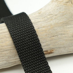 Sangle Coton 40MM Noir - Maison Klem