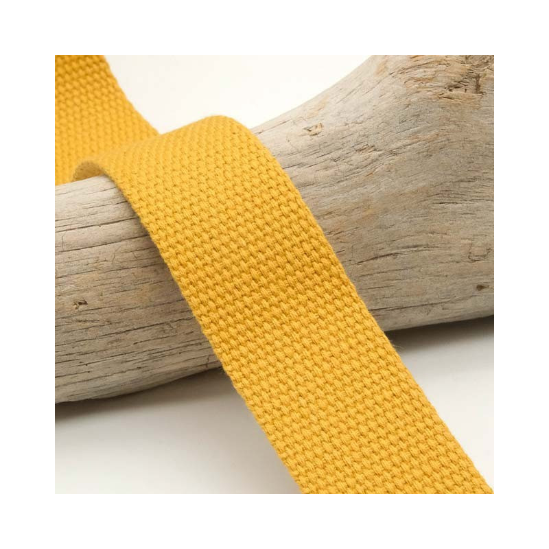 Sangle Coton 40MM Moutarde - Maison Klem