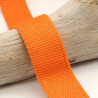Sangle Coton Lurex Or 30MM Orange - Maison Klem