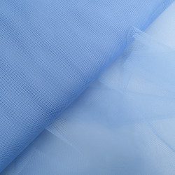 Tulle 150 Rigide Bleu Ciel - Maison Klem