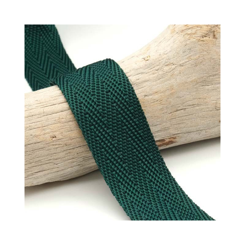 Sangle Polypropylène 30MM Vert Sapin - Maison Klem
