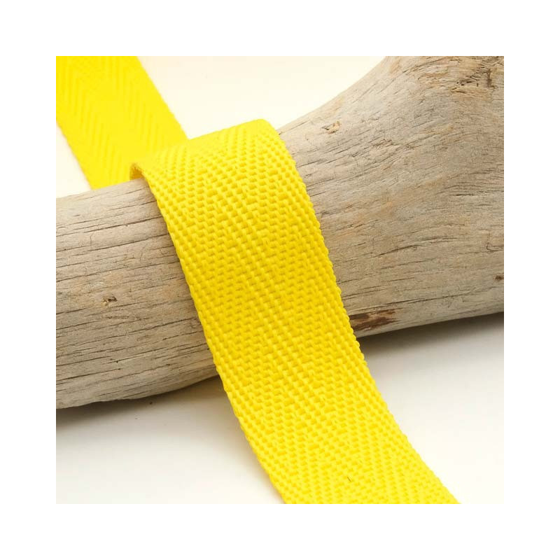 Sangle Polypropylène 30MM Jaune - Maison Klem