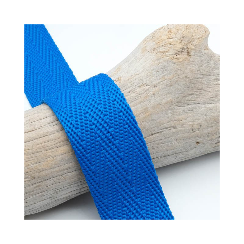 Sangle Polypropylène 30MM Bleu Fluo - Maison Klem