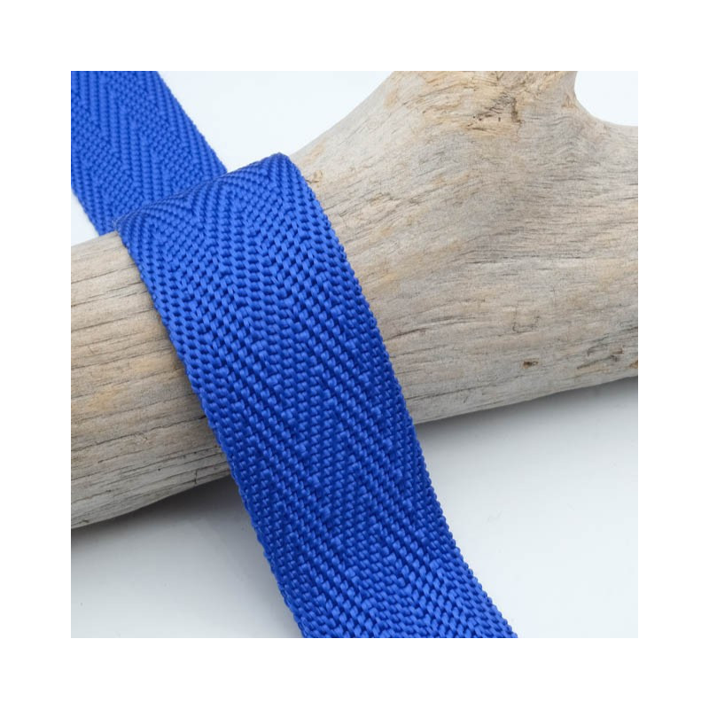 Sangle Polypropylène 30MM Bleu Electrique - Maison Klem