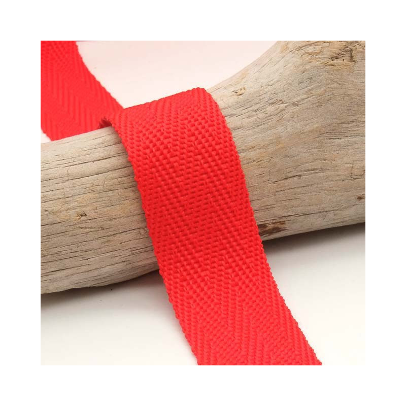 Sangle Polypropylène 30MM Rouge - Maison Klem