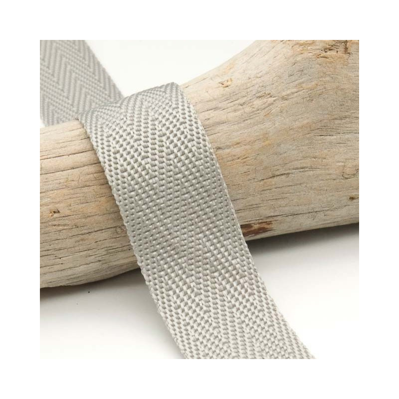 Sangle Polypropylène 30MM Gris Clair - Maison Klem