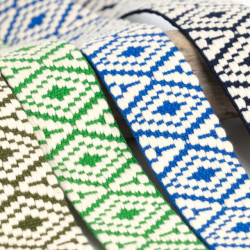 Sangle Fantaisie Losanges 38MM - Maison Klem