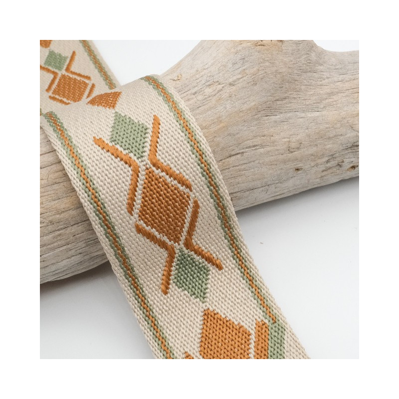Sangle Jacquard Ethnique 30MM - Maison Klem