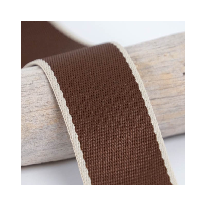 Sangle Bord 38MM Marron Foncé - Maison Klem