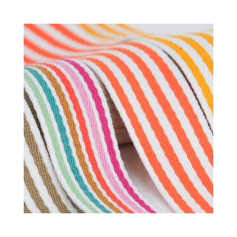 Sangle Multi Rayures 40MM - Maison Klem