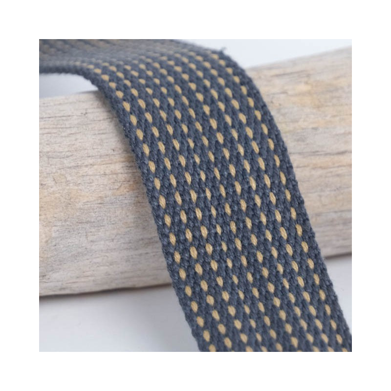 Sangle Stitch 30MM Bleu - Maison Klem