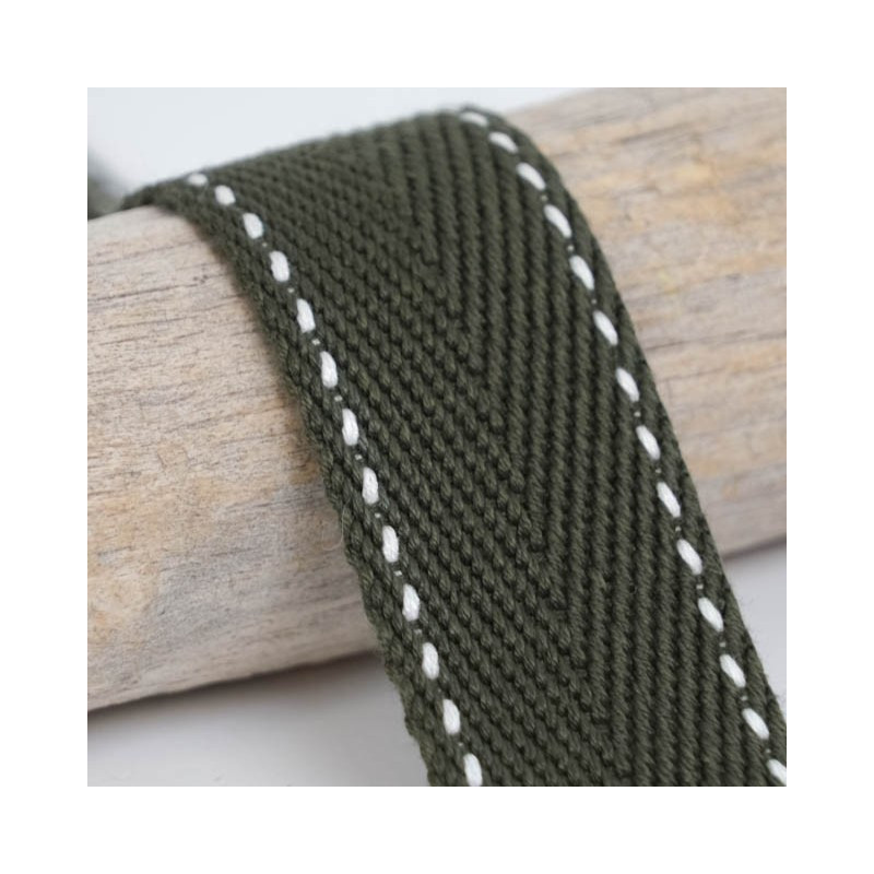 Sangle Points 30MM Vert - Maison Klem