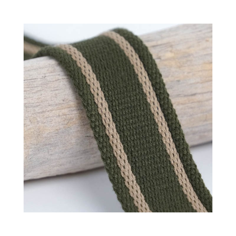 Sangle Sport Bicolore 30MM Vert - Maison Klem