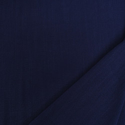 Lin Lavé Viscose 138CM Marine - Maison Klem