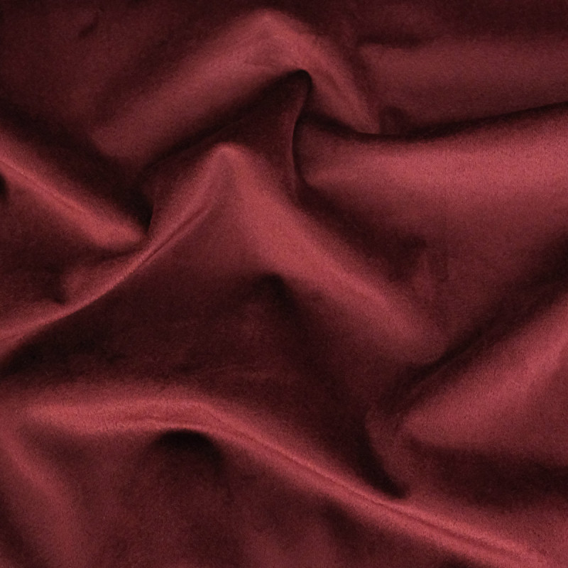 Velours Léger Victor Rouge Foncé - Maison Klem