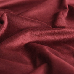 Velours Léger Victor Rouge Foncé - Maison Klem