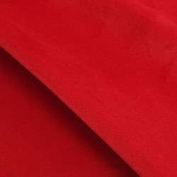 Velours Lisse Epais Rouge - Maison Klem