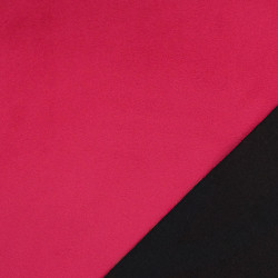 Velours Lisse Epais Fuchsia Elise - Maison Klem